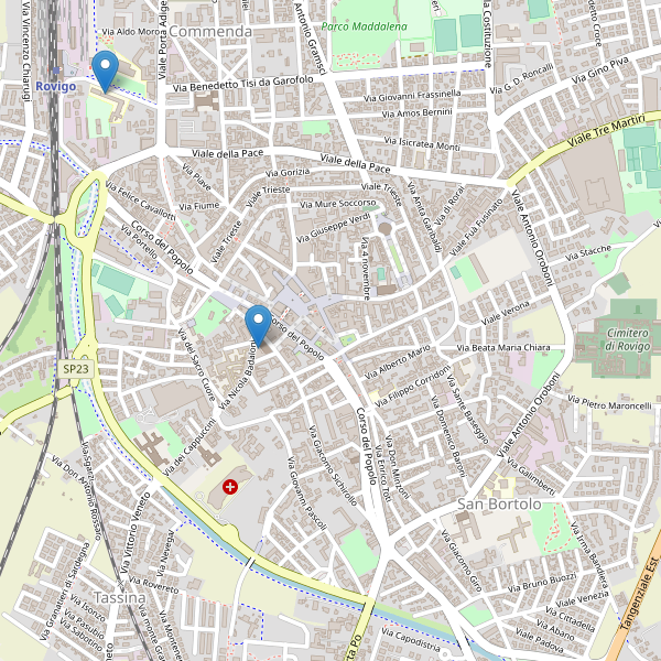 Thumbnail mappa cinema di Rovigo
