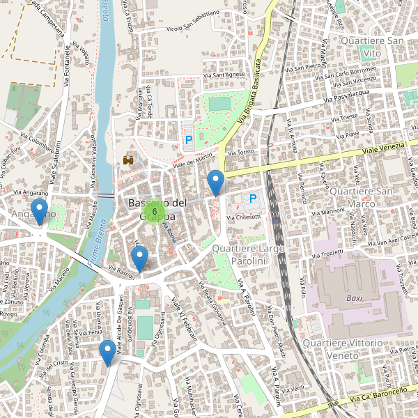 Thumbnail mappa farmacie di Bassano del Grappa