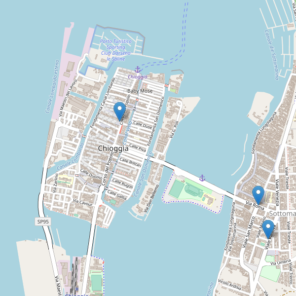 Thumbnail mappa farmacie di Chioggia