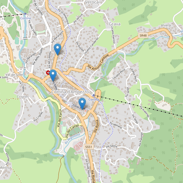 Thumbnail mappa farmacie di Cortina d'Ampezzo