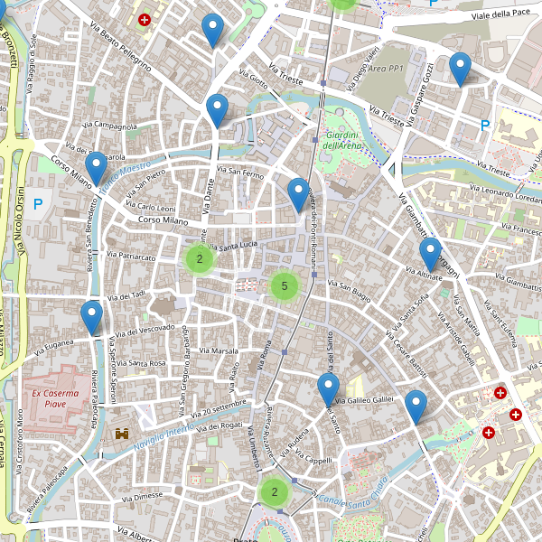Thumbnail mappa farmacie di Padova