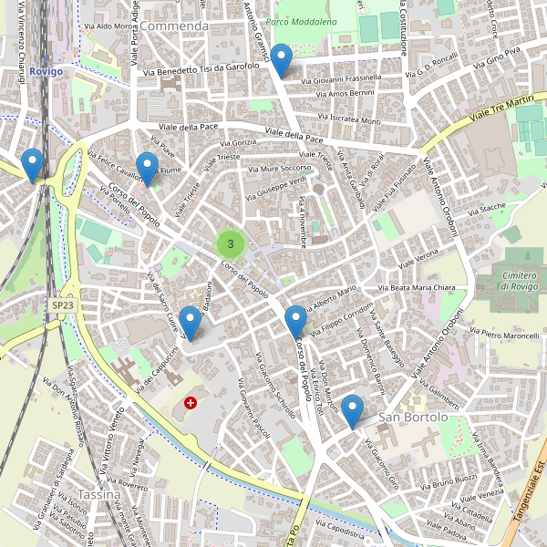 Thumbnail mappa farmacie di Rovigo