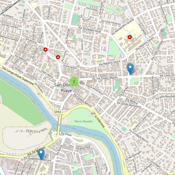 Thumbnail mappa farmacie di San Donà di Piave