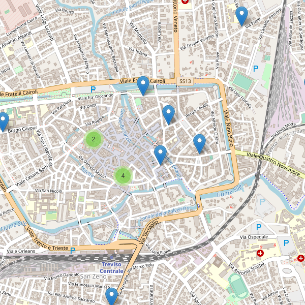 Thumbnail mappa farmacie di Treviso