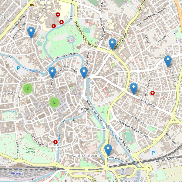 Thumbnail mappa farmacie di Vicenza