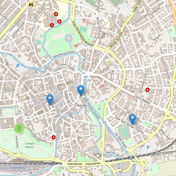 Thumbnail mappa hotel Vicenza