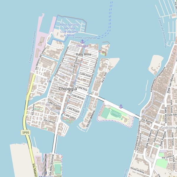 Thumbnail mappa mercati di Chioggia