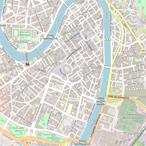 Thumbnail mappa mercati di Verona