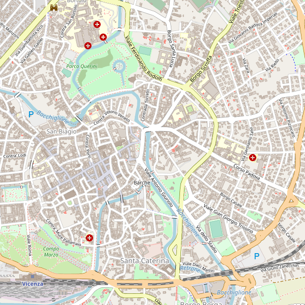 Thumbnail mappa mercati di Vicenza