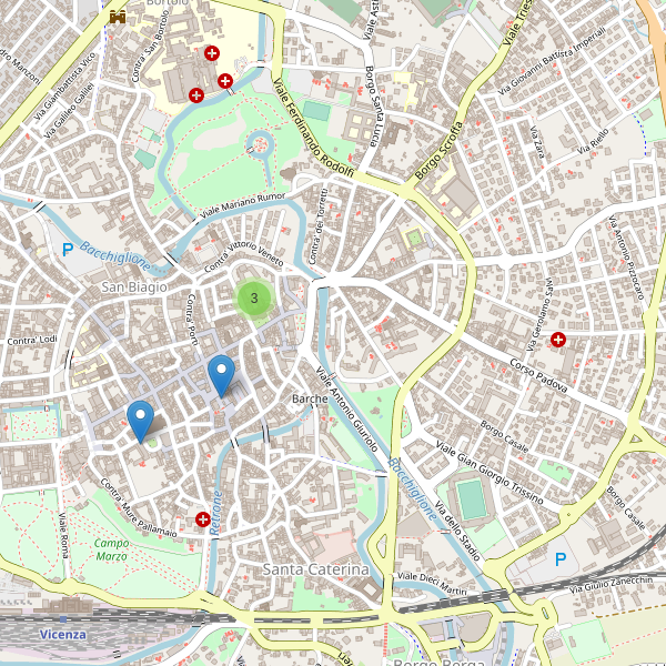 Thumbnail mappa musei di Vicenza