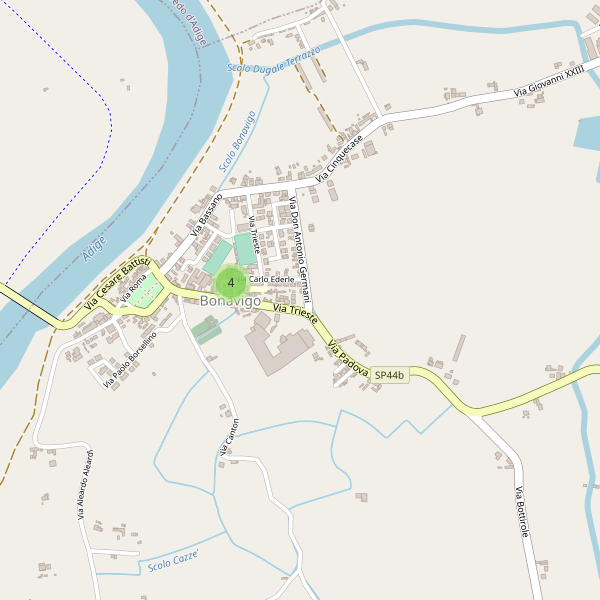 Thumbnail mappa parcheggi di Bonavigo