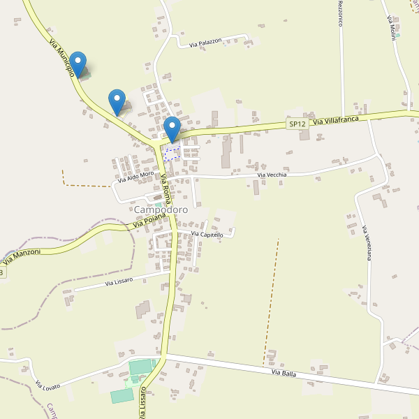 Thumbnail mappa parcheggi di Campodoro