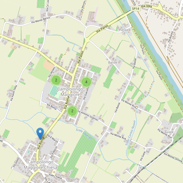 Thumbnail mappa parcheggi di Campolongo Maggiore