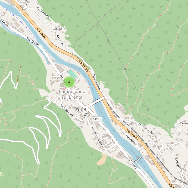 Thumbnail mappa parcheggi di Campolongo sul Brenta