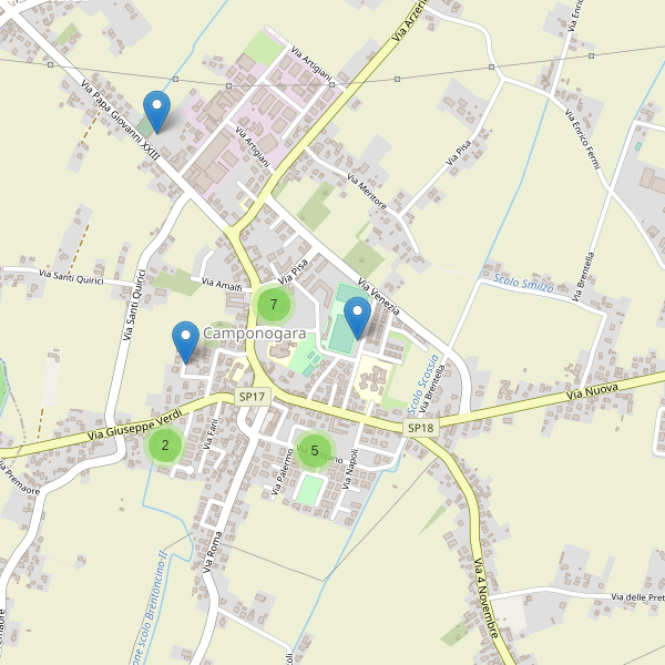 Thumbnail mappa parcheggi di Camponogara