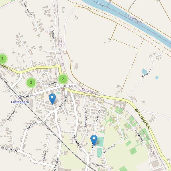 Thumbnail mappa parcheggi di Castagnaro