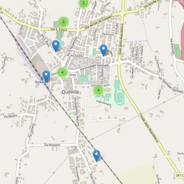 Thumbnail mappa parcheggi di Dueville