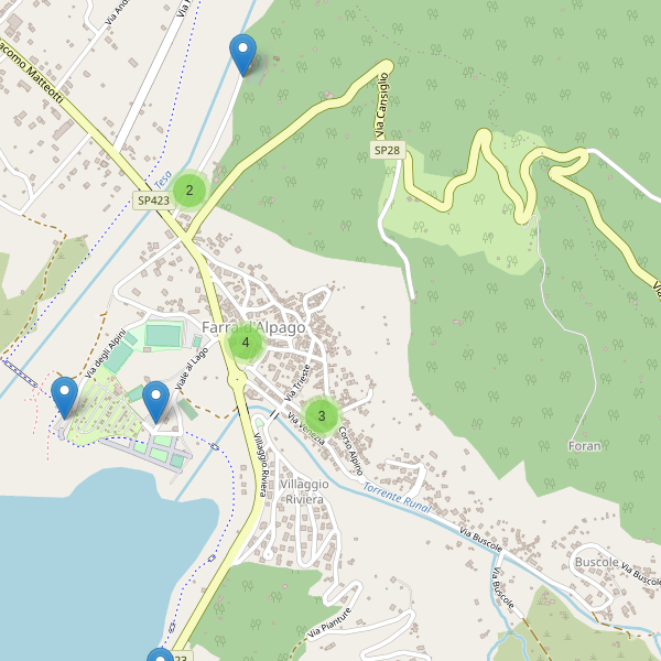 Thumbnail mappa parcheggi di Farra d'Alpago