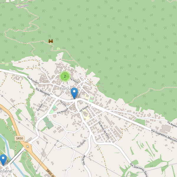 Thumbnail mappa parcheggi di Fonzaso