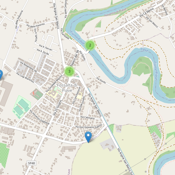 Thumbnail mappa parcheggi di Fossalta di Piave