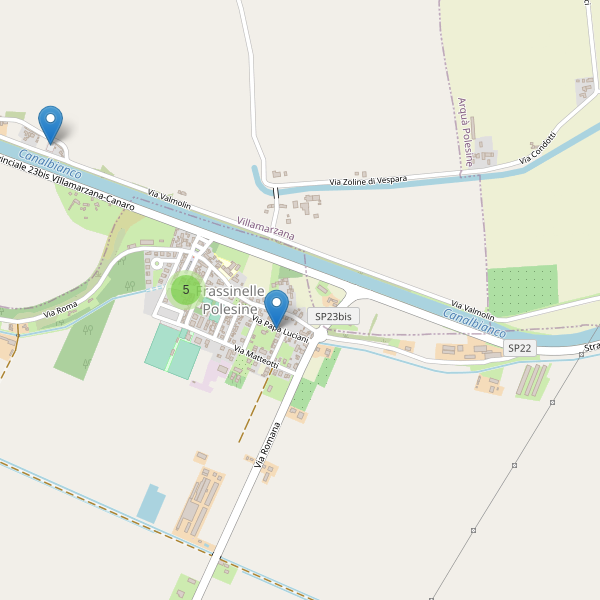 Thumbnail mappa parcheggi di Frassinelle Polesine