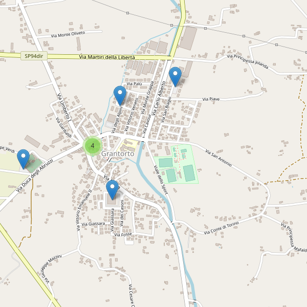 Thumbnail mappa parcheggi di Grantorto