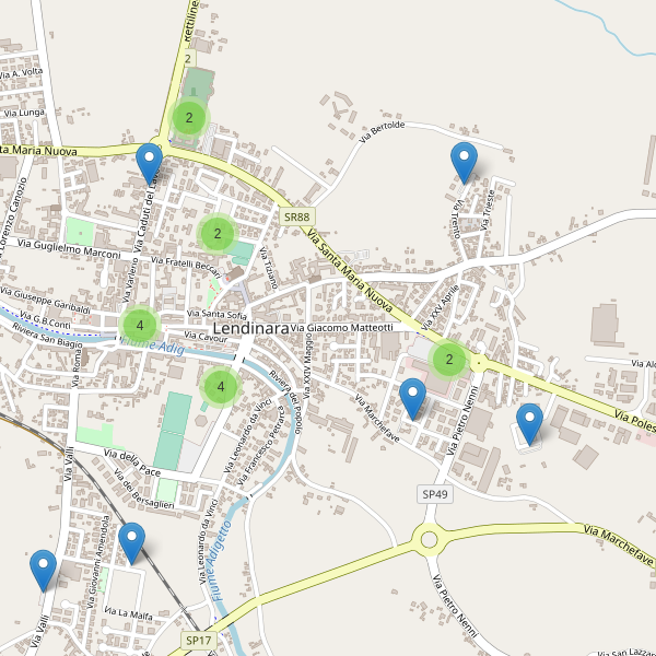 Thumbnail mappa parcheggi di Lendinara
