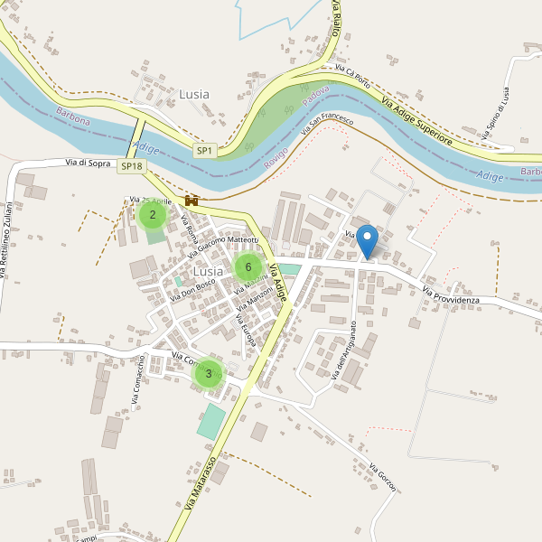 Thumbnail mappa parcheggi di Lusia