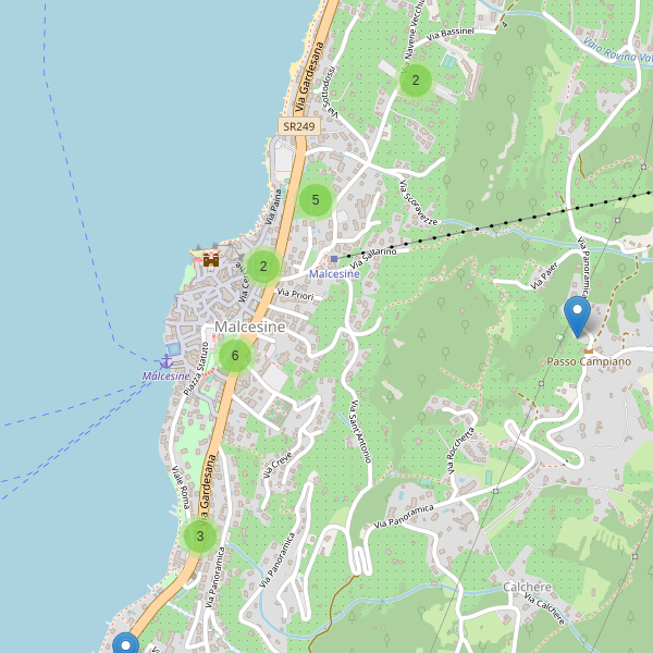 Thumbnail mappa parcheggi di Malcesine