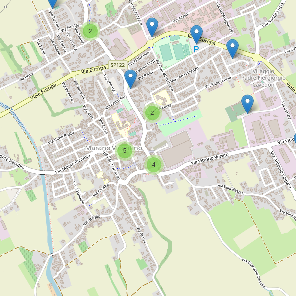 Thumbnail mappa parcheggi di Marano Vicentino