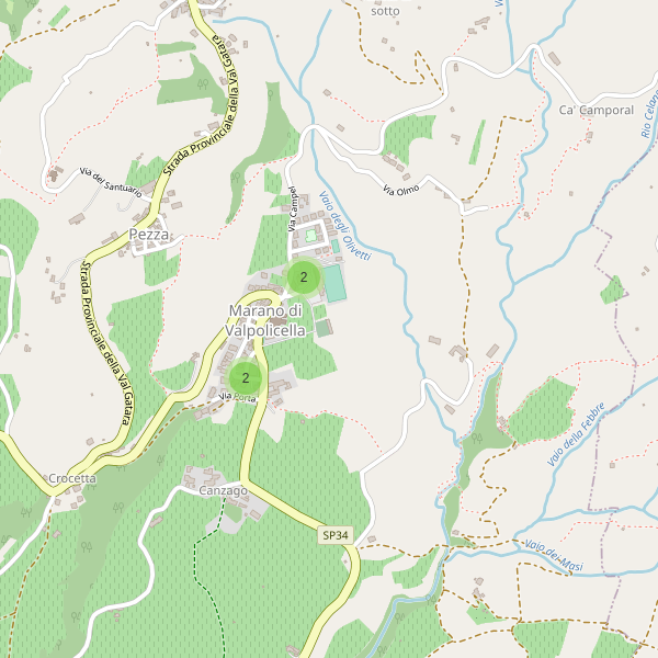 Thumbnail mappa parcheggi di Marano di Valpolicella
