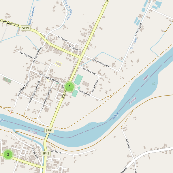 Thumbnail mappa parcheggi di Masi