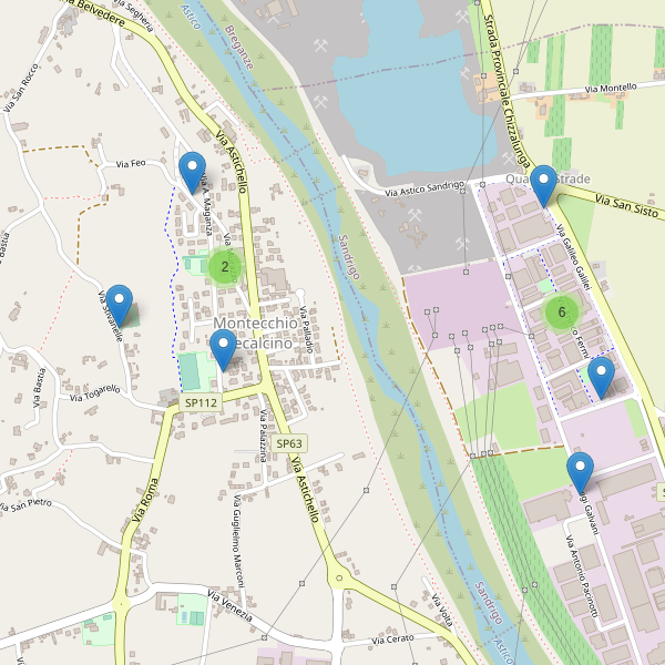 Thumbnail mappa parcheggi di Montecchio Precalcino