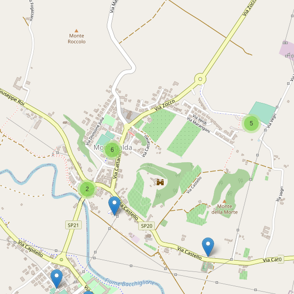 Thumbnail mappa parcheggi di Montegalda