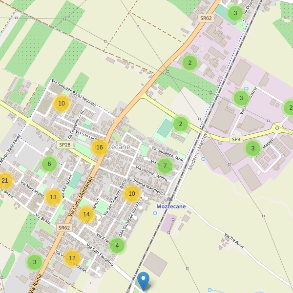 Thumbnail mappa parcheggi di Mozzecane