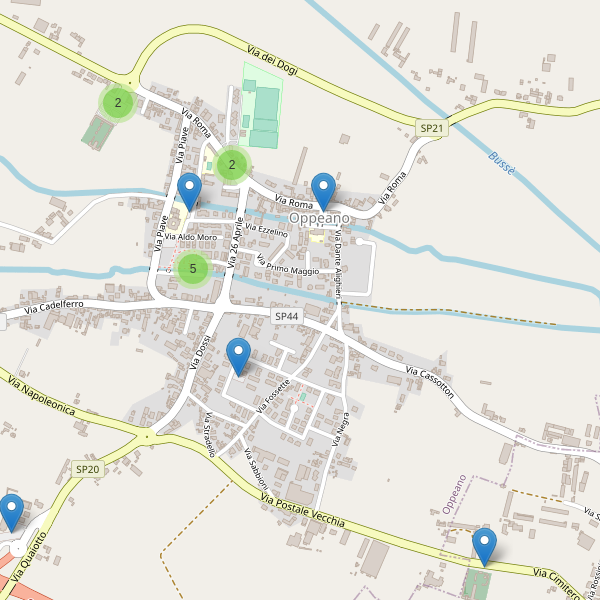 Thumbnail mappa parcheggi di Oppeano