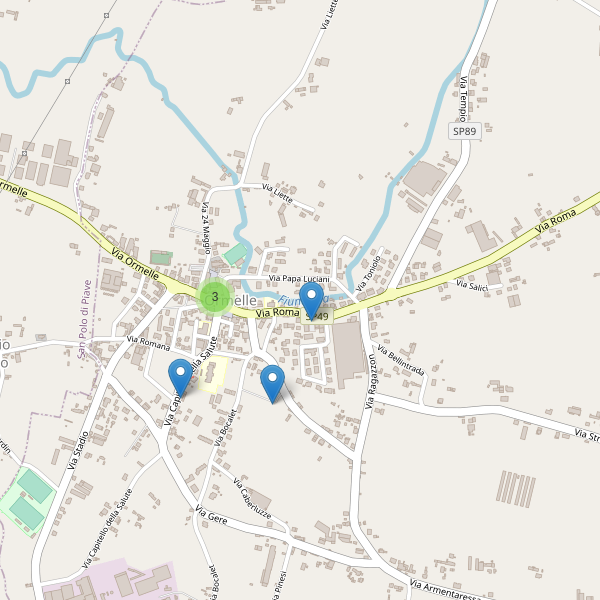 Thumbnail mappa parcheggi di Ormelle
