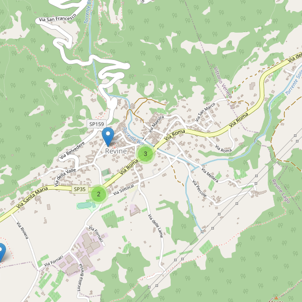 Thumbnail mappa parcheggi di Revine Lago