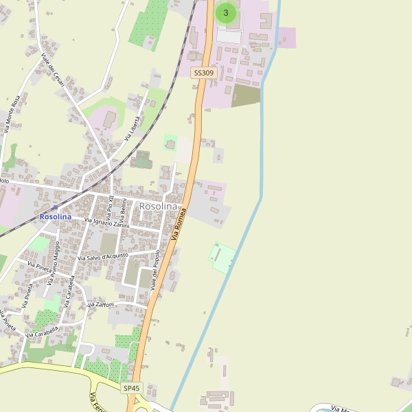 Thumbnail mappa parcheggi di Rosolina