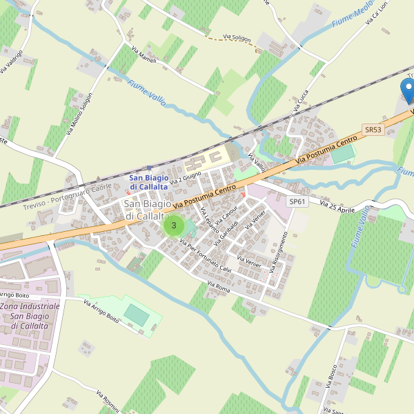 Thumbnail mappa parcheggi di San Biagio di Callalta