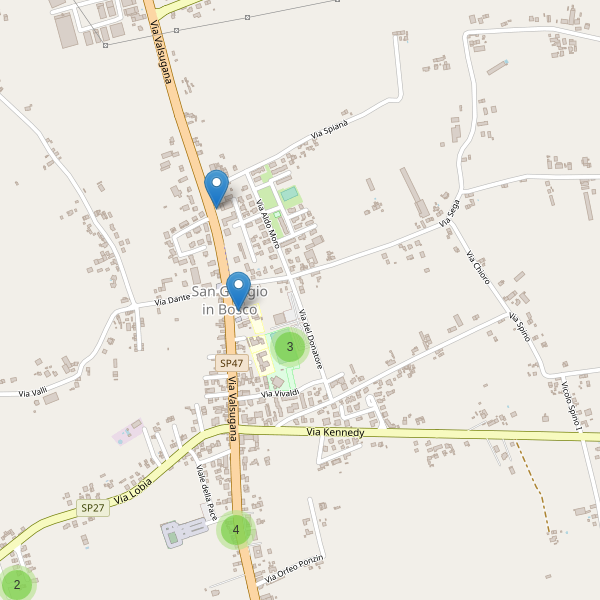 Thumbnail mappa parcheggi di San Giorgio in Bosco