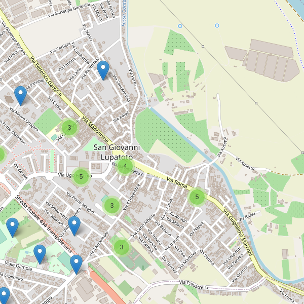 Thumbnail mappa parcheggi di San Giovanni Lupatoto
