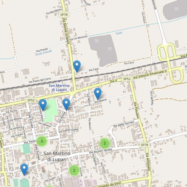 Thumbnail mappa parcheggi di San Martino di Lupari