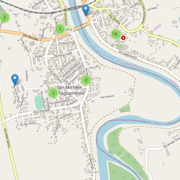 Thumbnail mappa parcheggi di San Michele al Tagliamento