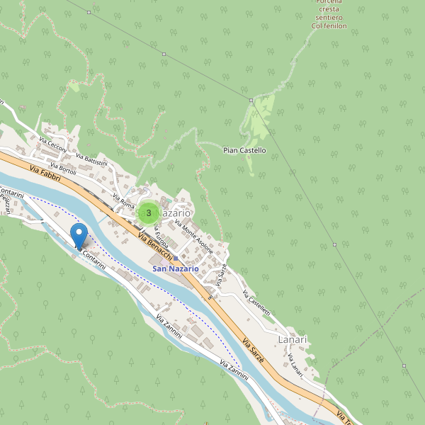 Thumbnail mappa parcheggi di San Nazario