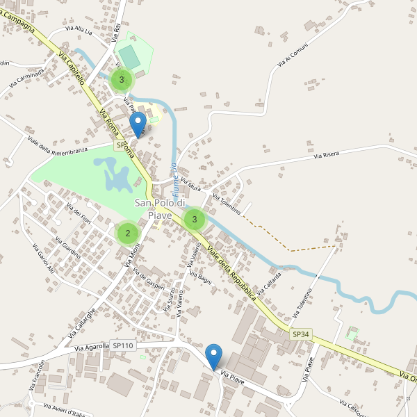 Thumbnail mappa parcheggi di San Polo di Piave