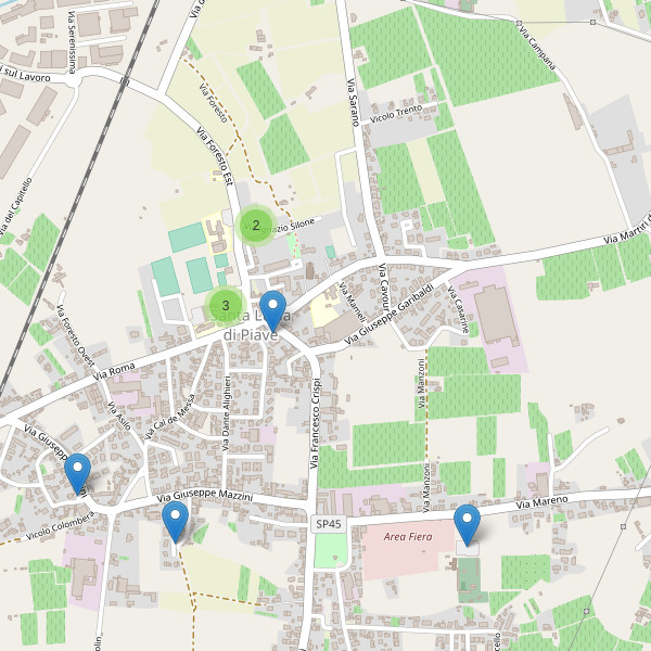 Thumbnail mappa parcheggi di Santa Lucia di Piave