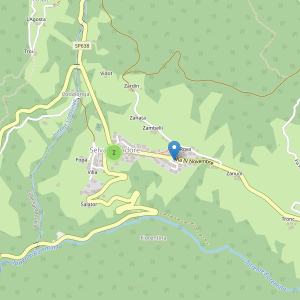 Thumbnail mappa parcheggi di Selva di Cadore