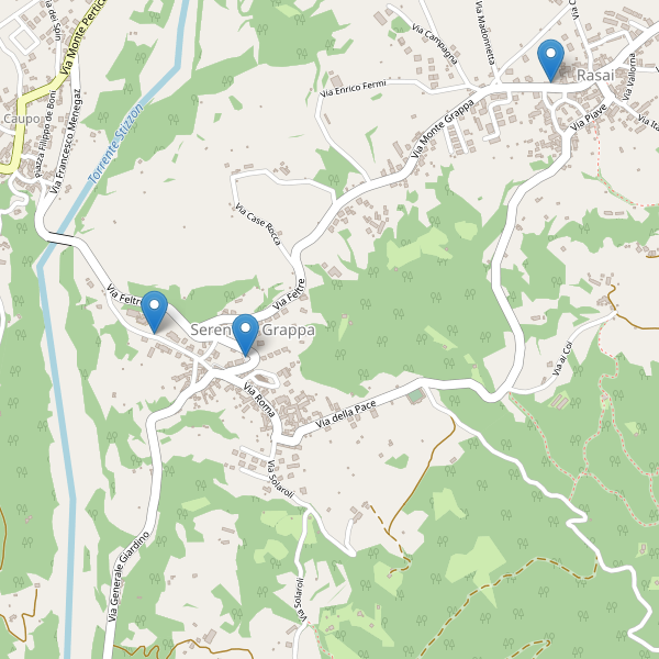Thumbnail mappa parcheggi di Seren del Grappa
