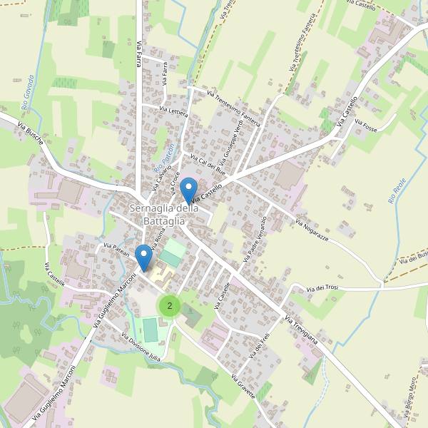Thumbnail mappa parcheggi di Sernaglia della Battaglia